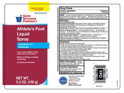 Carton (Good Neighbor Pharmacy Antifungal Tolnaftate Liquid Spray 50 142gn)